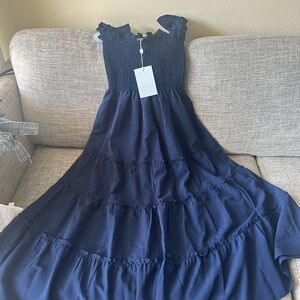 Hill House Navy Blue Kids Casual Dress